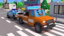 Learn Colors with Tow Truck and Cars for Children - Colors for Kids Toddlers