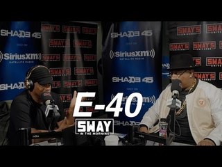 E-40 Freestyles Live For the First Time + Reveals He's Sway's Cousin & Breaks Down Recording Process