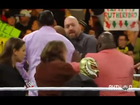 WWE- The Fight Turns Real _ Wrestlers Real Fighting john cena