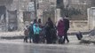 Syria civilians leave rebel-held Aleppo a