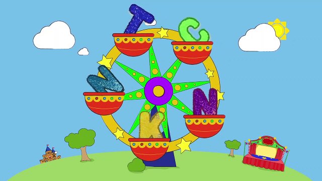 ABC Song deutsch Riesenrad kleinkinder lernen Buchstaben Lerspiele für Kinder