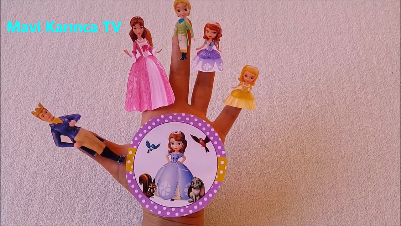 prenses sofia Finger Family parmak ailesi