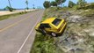 BeamNG drive - Stone on road Car and Truck Crashesqw