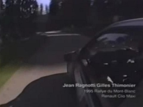 Ragnotti - Renault Clio Maxi - Rallye Mont Blanc -