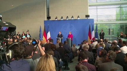 Merkel et Macron prêts à un changement des traités européens