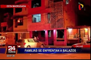 Callao: enfrentamiento entre familias sería por venta de drogas