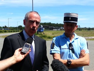 Le préfet des Landes, Frédéric Périssat, sur l'opération de contrôle de grande ampleur sur l'A63