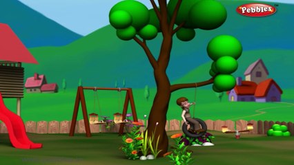 Hop A Little Jump A Little | Baby songs | nursery rhyme with lyrics | 3D nursery rhymes for kids | 3d animated poems for children | Funny songs for kids