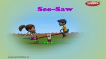 See Saw | Nursery rhymes for kids | kids poems | funny poems for children  | 3d animated poems for children | Baby songs |