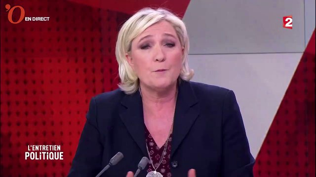 Marine Le Pen aurait insulté David Pujadas en marge d’une émission