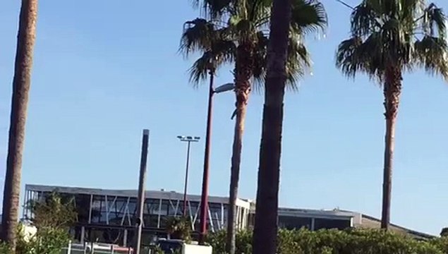 Décollage de l'Airbus A380 à l'aéroport de Nice
