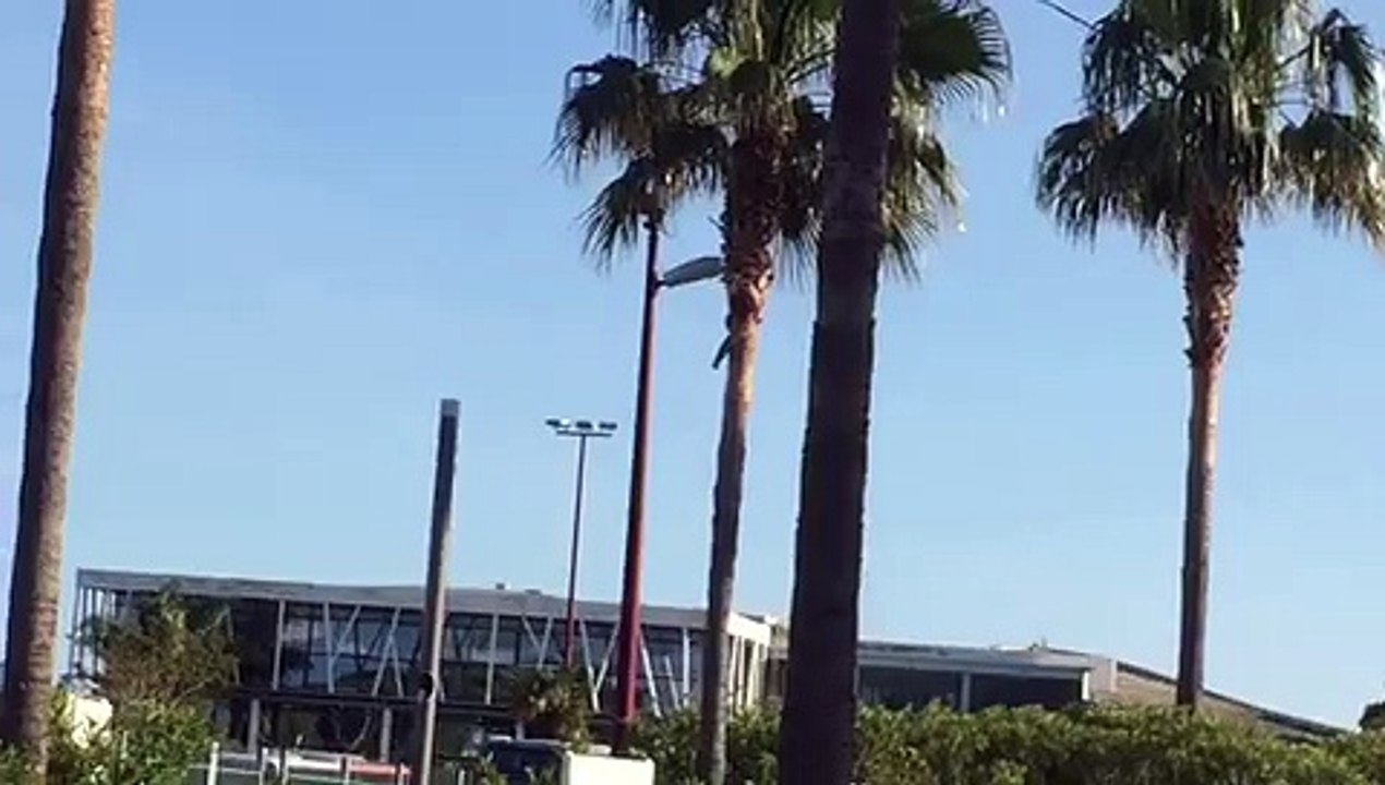 Décollage de l'Airbus A380 à l'aéroport de Nice