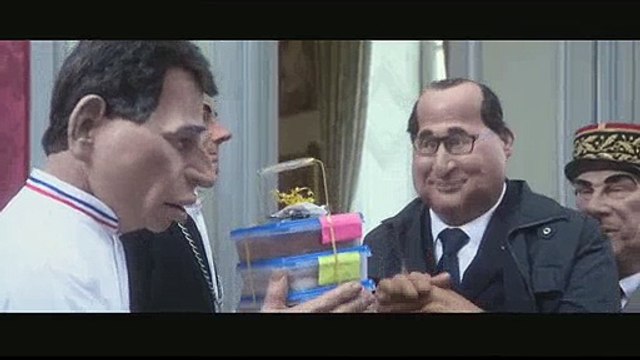 Les guignols revisitent le départ de l'Elysée de François Hollande - Regardez