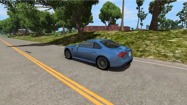 BeamNG drive - Under Truck Trailer Car Crashes