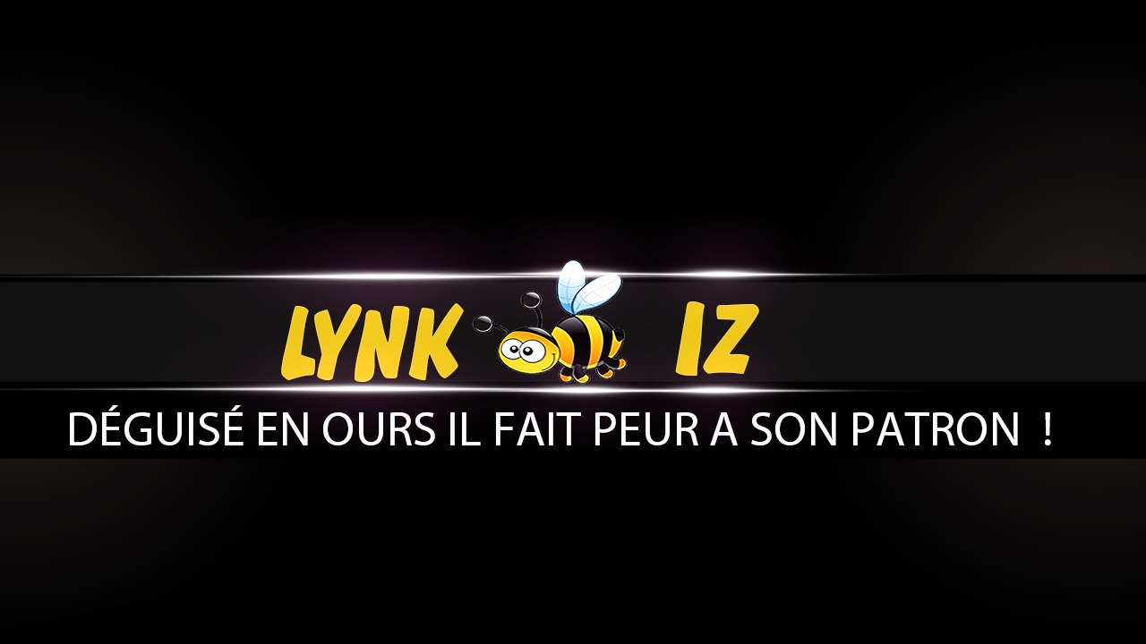 Déguisé en ours cet homme a fait très peur à son patron !