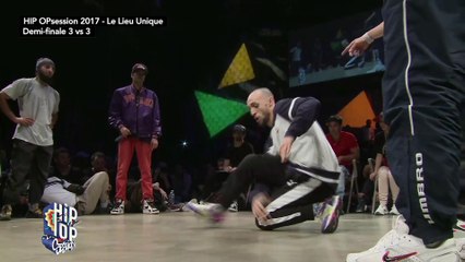 Demi-finale 3vs3 du battle Hip OPsession 2017