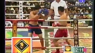 Khmer Boxing, TV5 Boxing, Noun Soriya Vs Ki Chong - VÕ ĐÀI KHMER