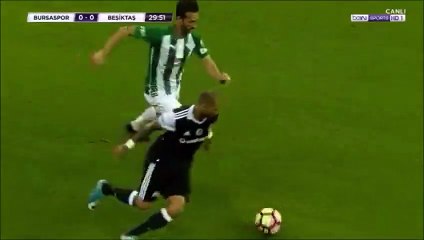 Ricardo Quaresma Tries To Break Bursaspor Player's Leg!