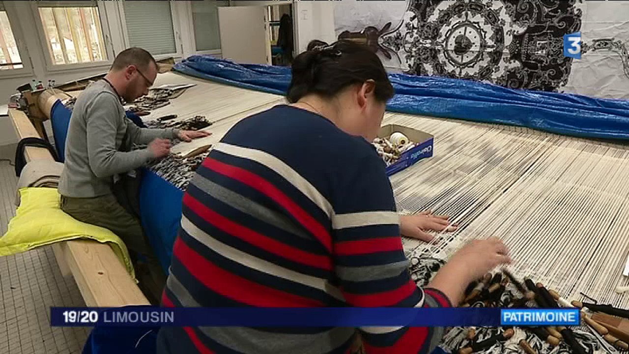 La tapisserie du Centenaire à Aubusson - Work in progress