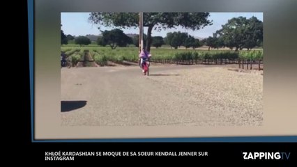 Kendall Jenner : sa chute en vélo moquée par Khloé Kardashian sur Instagram (vidéo)