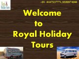 Tempo Traveller on Hire, Luxury Tempo Traveller Rent in Delhi - Royal Holiday Tours