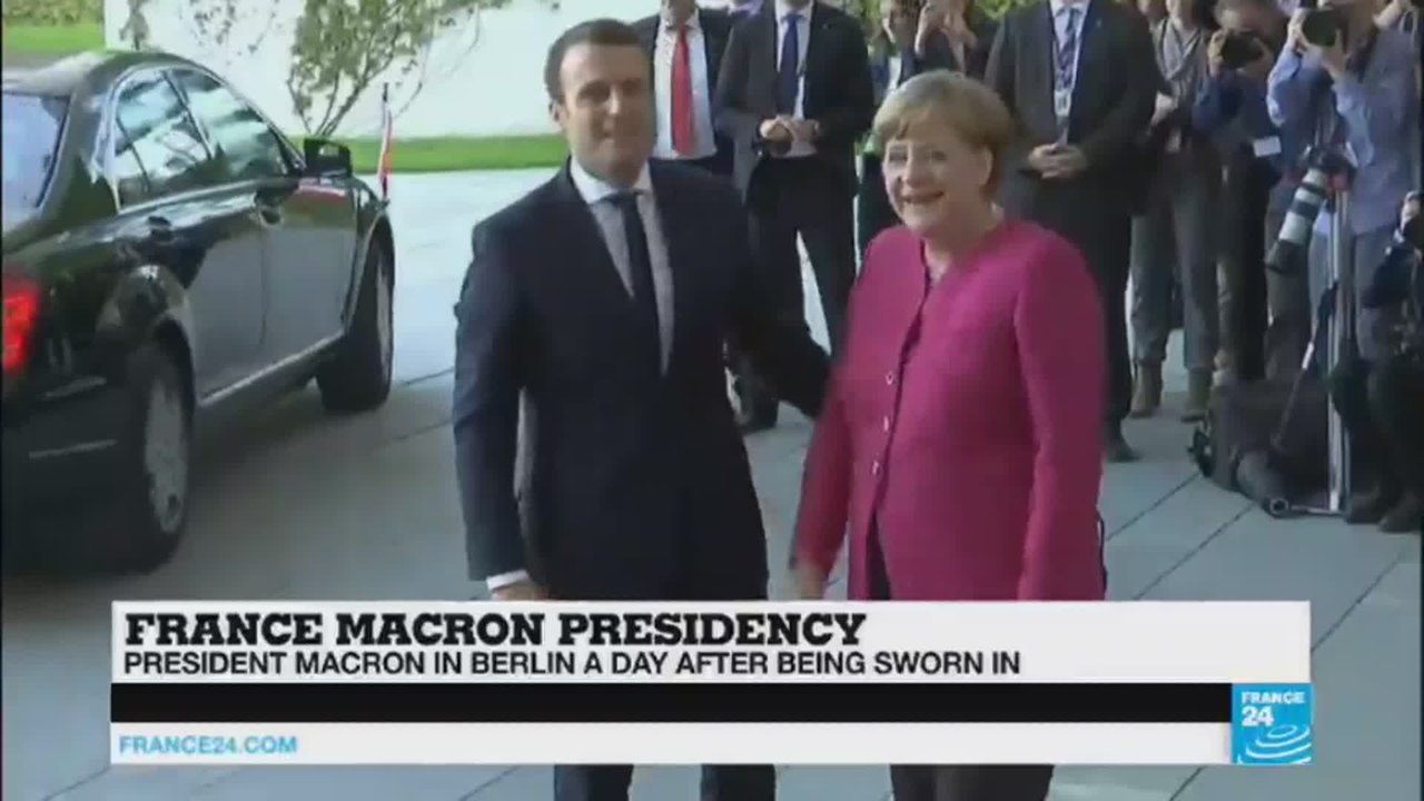 Macron in Berlin - "We might see a revival of the Franco-German drive of the European agenda"
