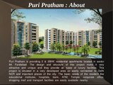 Puri Pratham – 2 & 3 BHK Apartments Sector 84, Faridabad