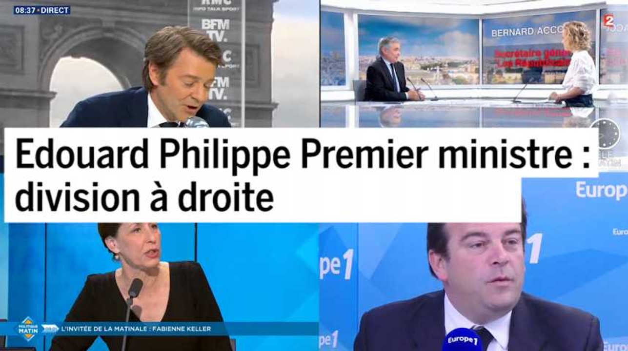 Edouars Philippe Premier ministre : sa nomination divise la droite