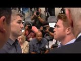 Canelo Alvarez vs Smith Face-off - GOLDEN BOY PROMOTIONS VIDEO EsNews Boxing