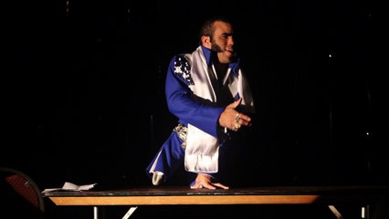 Danny Frasier sings 'Lawdy Miss Clawdy' Sheffield Remember 2015