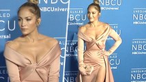 Jennifer Lopez Flashes Massive CLEAVAGE & LEGS At 2017 NBCUniversal Upfront Presentation