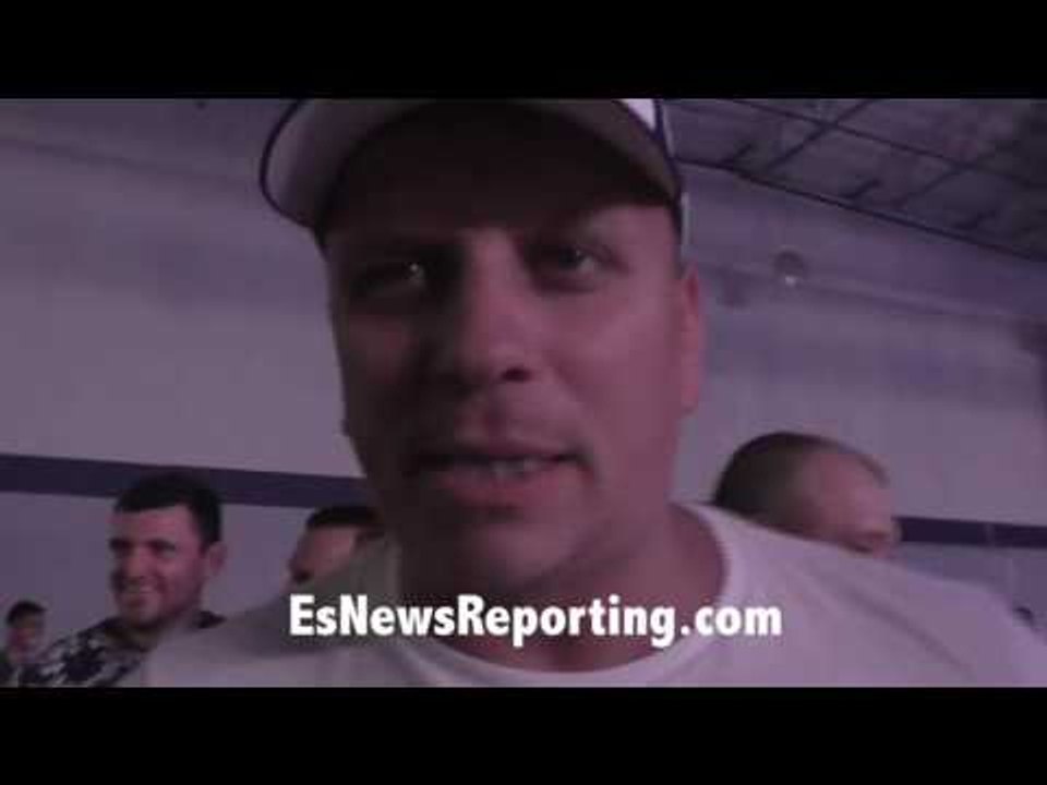 The LOUDEST FAN EVER came to support his boxers EsNews Boxing video