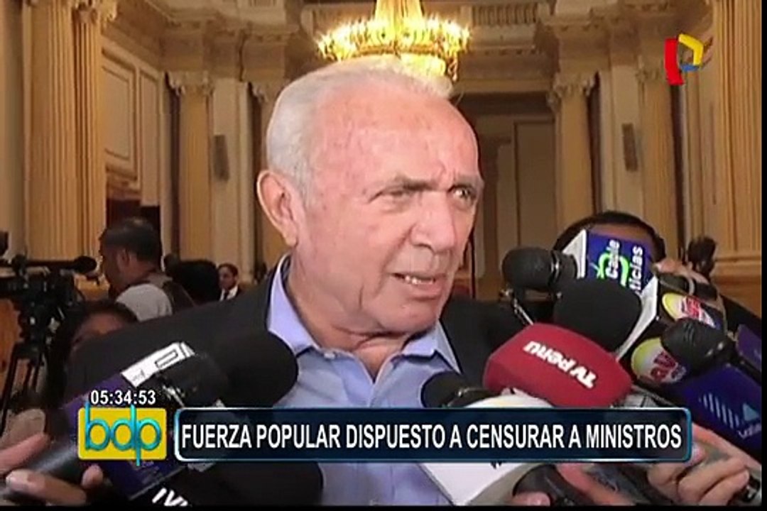 Congreso: reacciones tras pronunciamiento de Chacón sobre censurar ministros