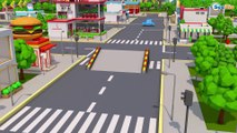 Ambulans, Yarış Arabası ve Polis arabası - Arabalar izle - Animasyon - Çizgi Film!