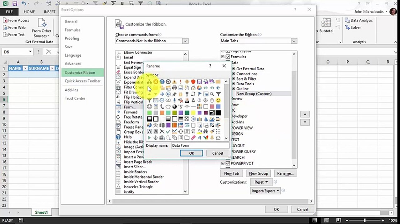 Create a Data Form in Excel WITHOUT VBA!