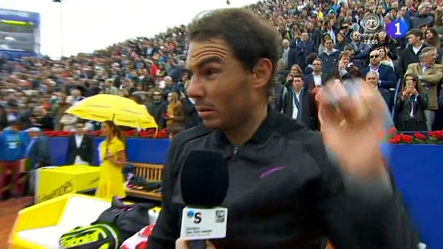 Rafael Nadal On-court interview after his victory at 2017 Barcelona Open