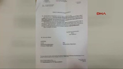 Valiliğin Beşiktaş Belediyesine Gönderdiği Iptal Belgeleri