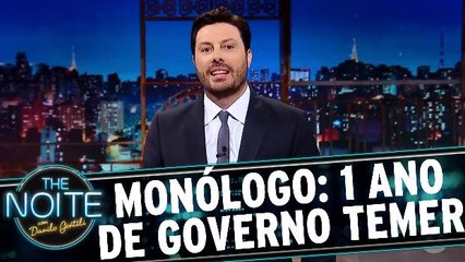 Monólogo: 1 ano de governo Temer e economia na Cracolândia