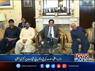 CM Murad accuses federal govt of treating Sindh unfairly