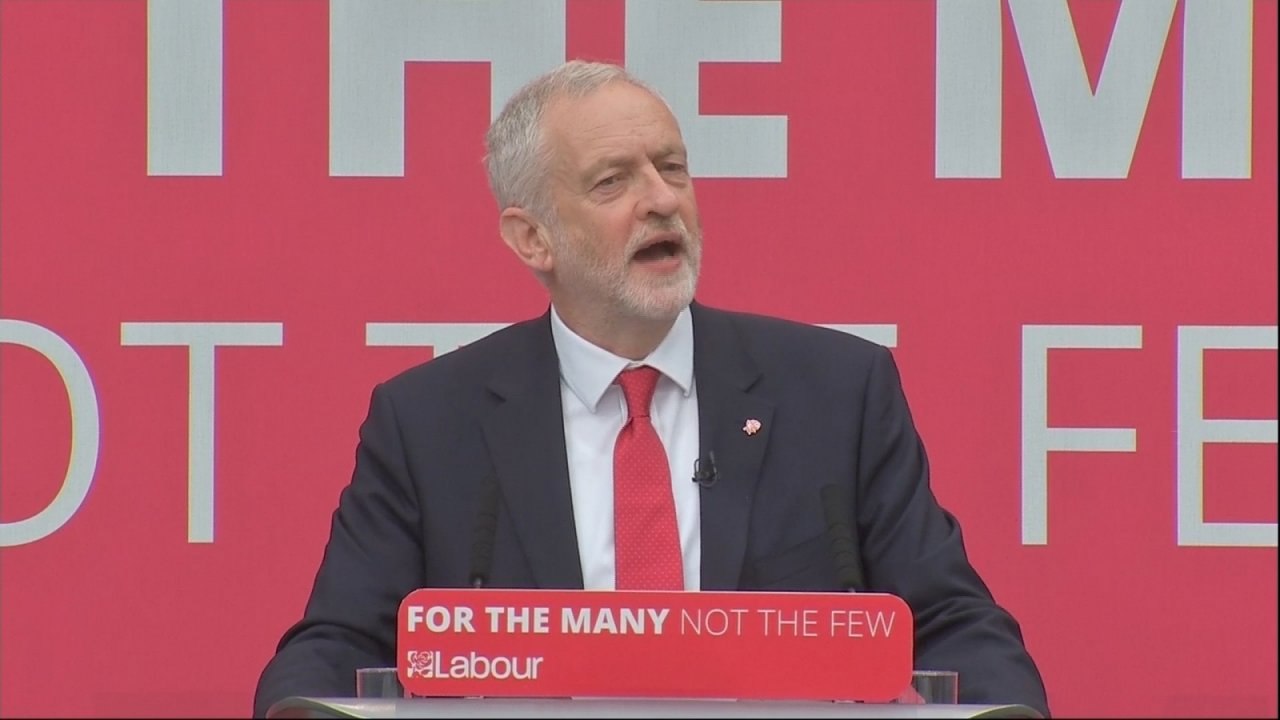 Jeremy Corbyn announces Labour manifesto for general election