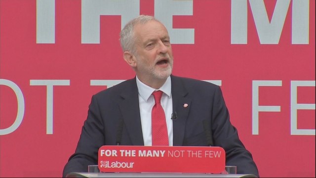 Jeremy Corbyn announces Labour manifesto for general election