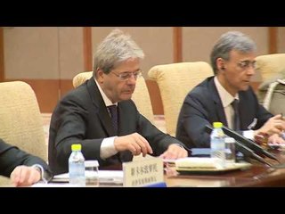 Pechino - Gentiloni incontra il Primo Ministro e il Presidente della Cina (16.05.17)