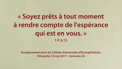 1720 - Témoigner de l'Espérance