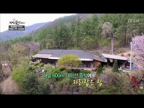 자연인이 직접 지은 멋있는 귀틀집! [자연愛산다] 5회 20170516