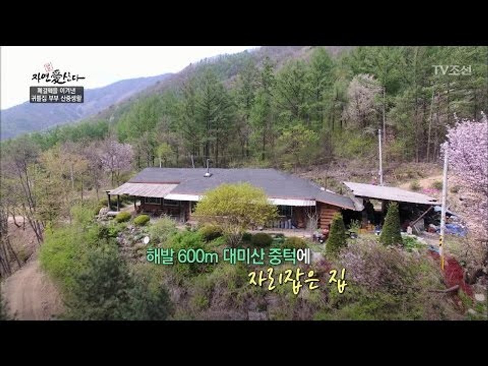 자연인이 직접 지은 멋있는 귀틀집! [자연愛산다] 5회 20170516