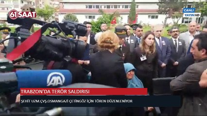 Trabzon'da şehit düşen Çetingöz için komutanı gözyaşı döktü: 'Koruyamadım'