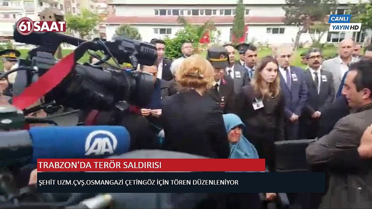 Trabzon'da şehit düşen Çetingöz için komutanı gözyaşı döktü: 'Koruyamadım'