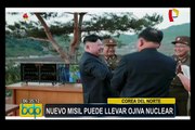 Corea del Norte: misil norcoreano podría alcanzar bases de los Estados Unidos.