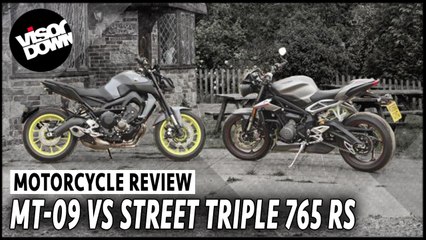 Yamaha MT-09 vs Triumph Street Triple 765 RS road test