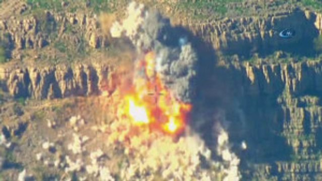 TSK'dan Zap ve Metina Bölgelerine Hava Harekatı